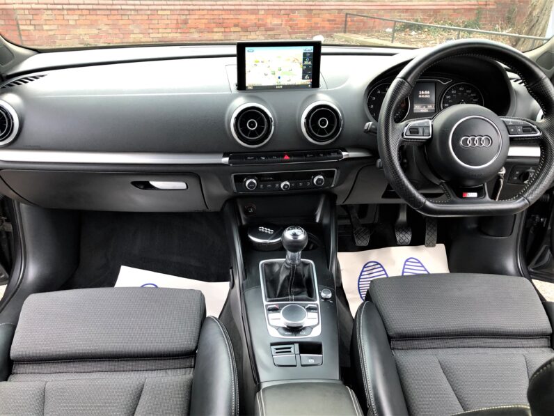 2015 Audi A3 1.4 TFSI S Line (150ps) (CoD) Sportback 5d 1395cc