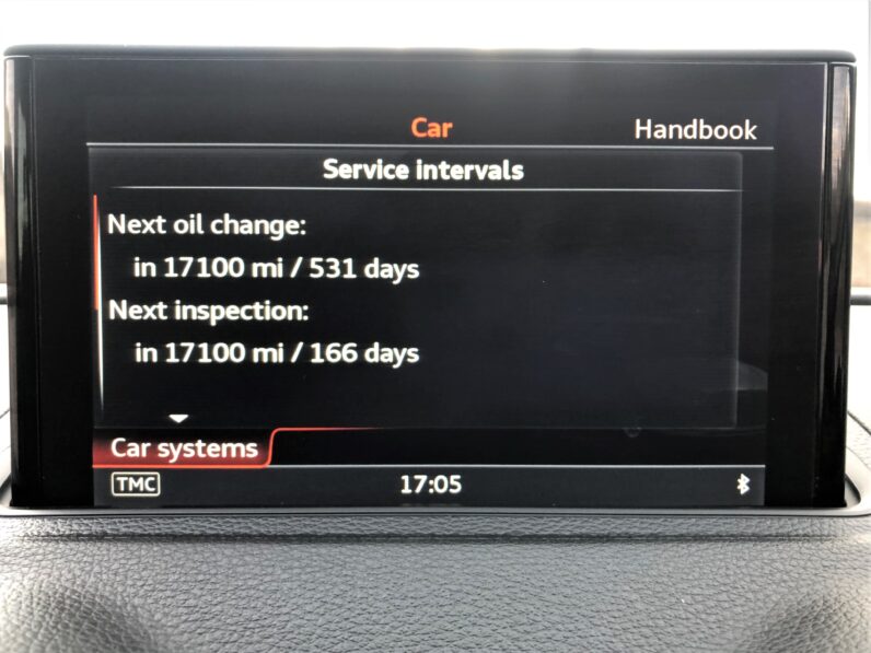 2015 Audi A3 1.4 TFSI S Line (150ps) (CoD) Sportback 5d 1395cc