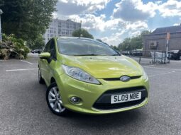 Ford Fiesta 2009 Green SL09NBE ZETEC 5-Door Hatchback