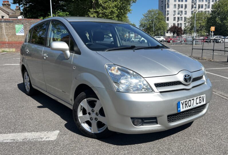 Toyota Corolla Verso 2007 Silver T3 VVT-I 5-Door Mpv