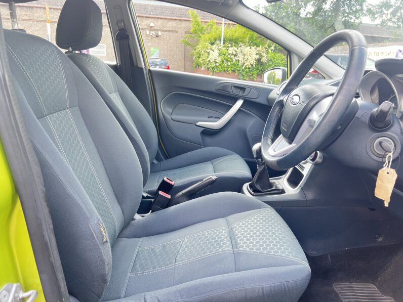 Ford Fiesta 2009 Green SL09NBE ZETEC 5-Door Hatchback