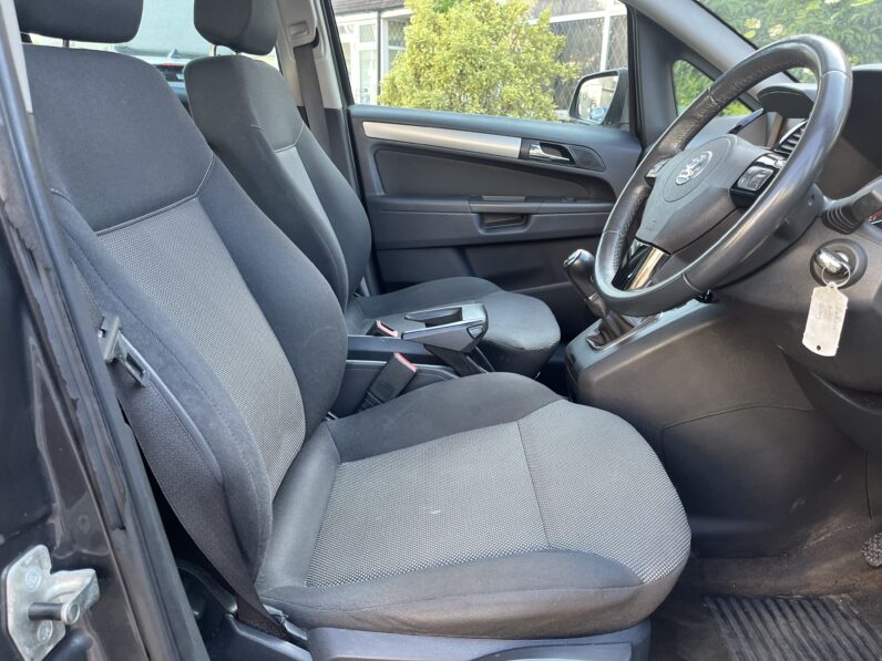 Vauxhall Zafira 2011 Grey DU60LLN EXCLUSIV 5-Door Mpv 1.6
