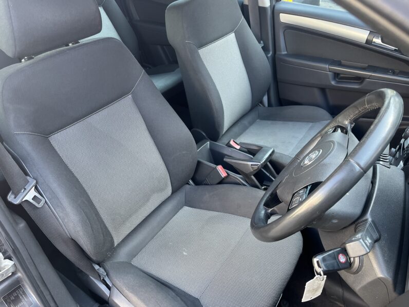 Vauxhall Zafira 2011 Grey DU60LLN EXCLUSIV 5-Door Mpv 1.6