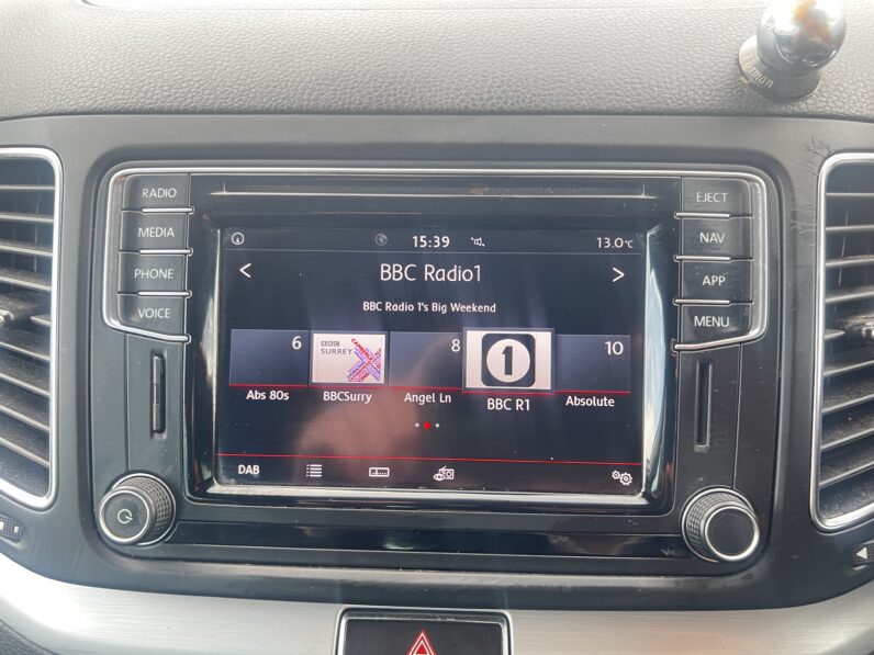 Volkswagen Sharan 2017 Silver WN67CRX SE NAV TDI BLUEMOTION TECHNOLOGY DSG 5-Door Mpv