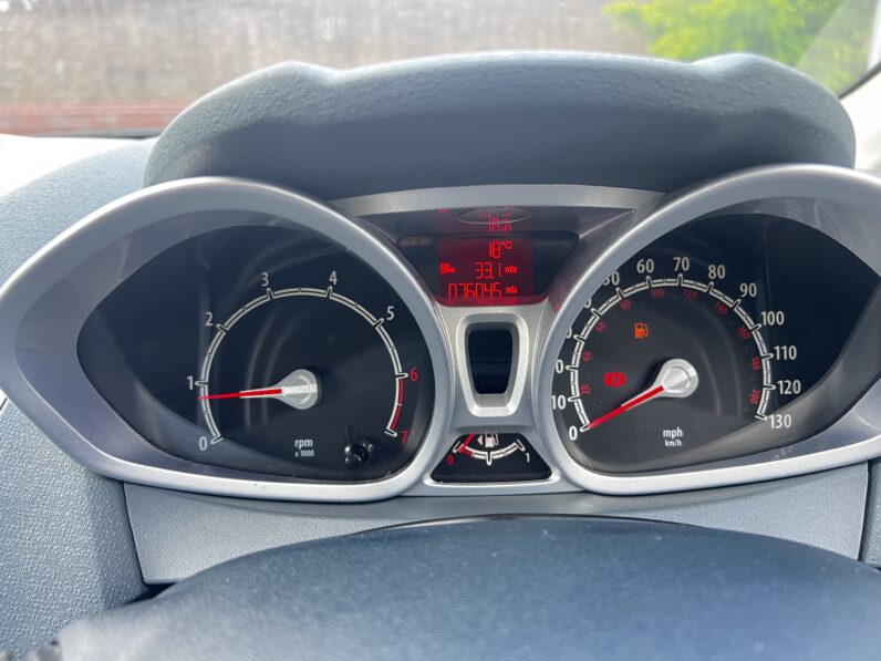 Ford Fiesta 2009 Green SL09NBE ZETEC 5-Door Hatchback