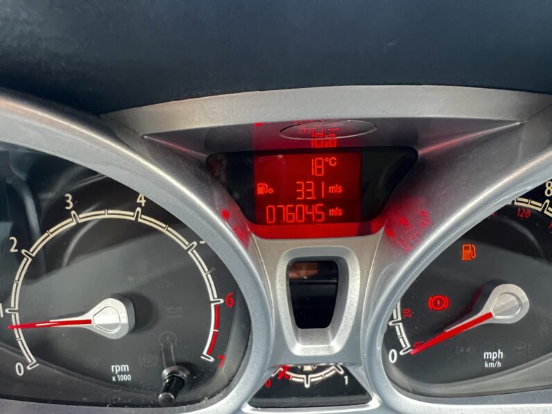 Ford Fiesta 2009 Green SL09NBE ZETEC 5-Door Hatchback