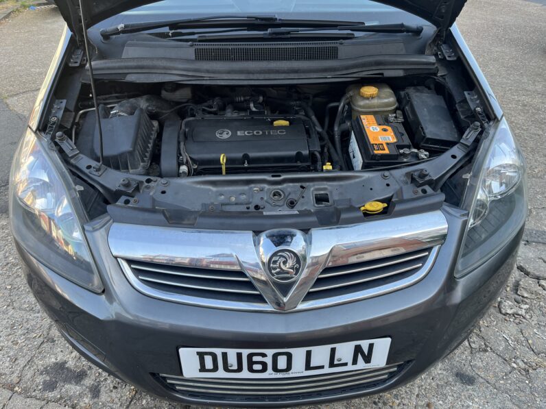 Vauxhall Zafira 2011 Grey DU60LLN EXCLUSIV 5-Door Mpv 1.6