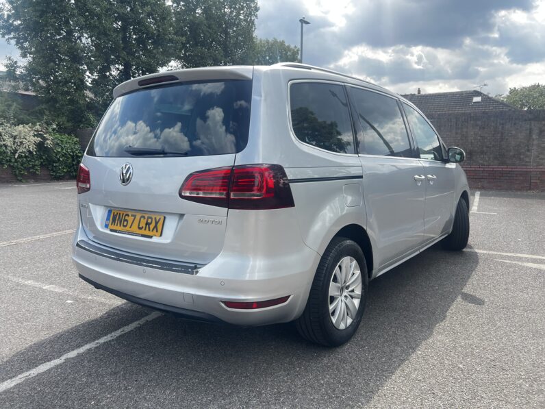 Volkswagen Sharan 2017 Silver WN67CRX SE NAV TDI BLUEMOTION TECHNOLOGY DSG 5-Door Mpv