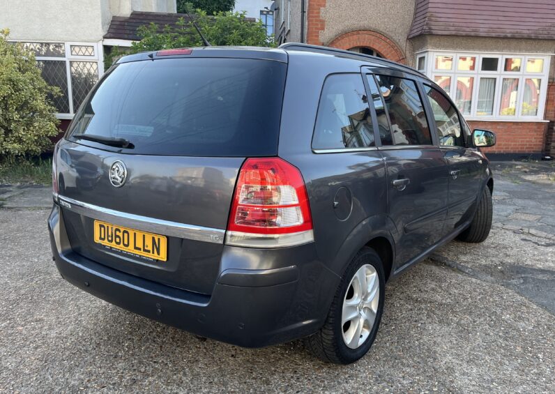 Vauxhall Zafira 2011 Grey DU60LLN EXCLUSIV 5-Door Mpv 1.6