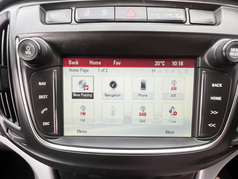 Vauxhall Zafira Tourer 1.4i Turbo SRi Nav Euro 6 5dr AV17TXE